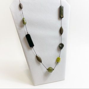Unbranded Green Stone Statement Necklace